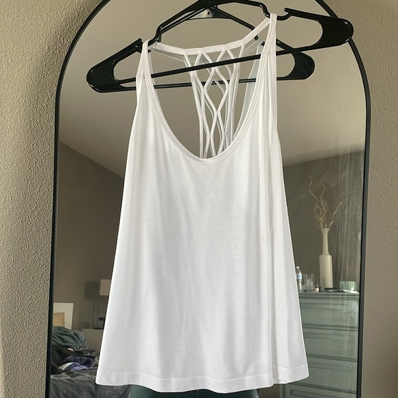 White Lululemon tank - Picture 3 of 3